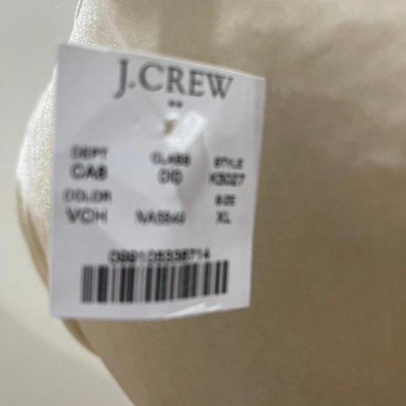 NWT: J Crew Mercentile V-Neck Velour Long Sleeve Wrap Shirt - Picture 5 of 5